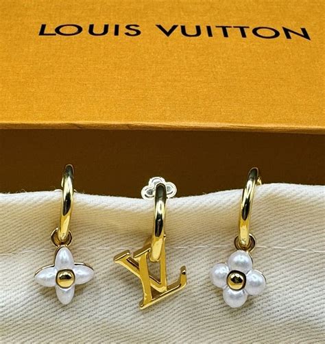 louis vuitton monogram earrings